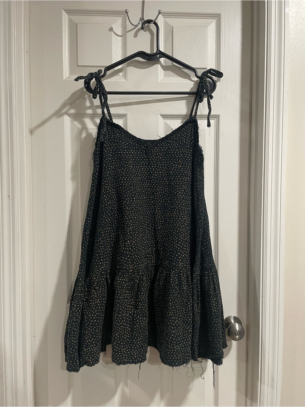One Teaspoon Starry Nights Icon Dress
Black XS Tie Strap Mini Raw Hem